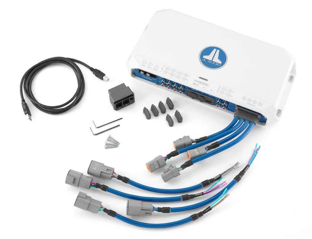 JL Audio MV800/8i – 8 Kanallı DSP Entegre Class D Marine Amplifikatörü - Tekne Ses Sistemi