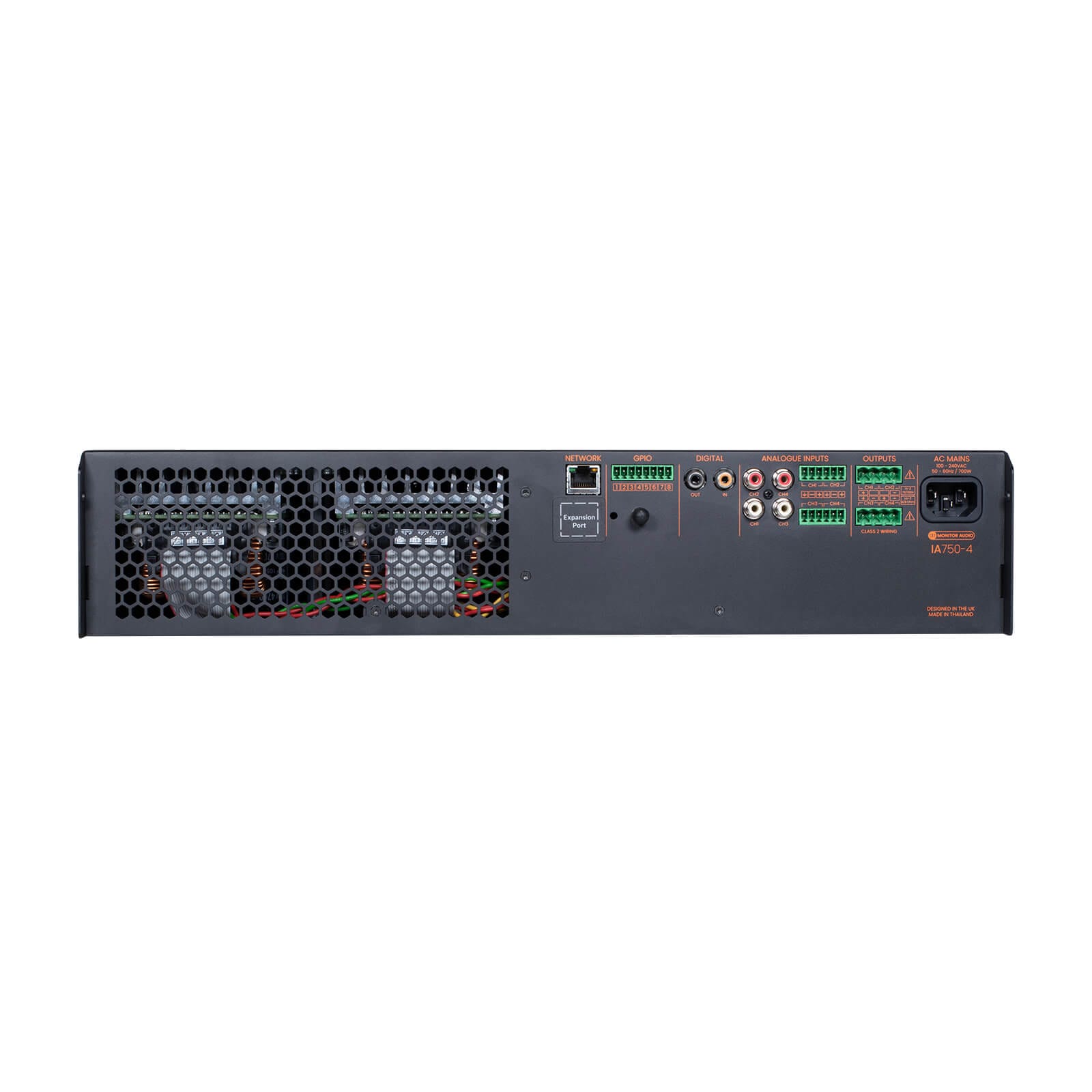 Monitor Audio IA750-4 – 4 Kanal Ultra Yüksek Güç Custom Install Amplifikatör - Tekne Ses Sistemi