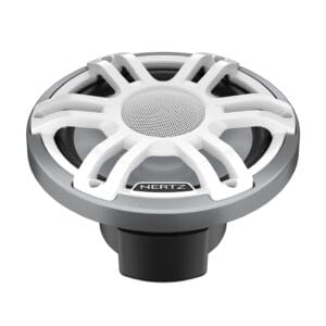 HERTZ HMX 7.7 S-LD-SW – Marine LED Koaksiyel Hoparlör (7.7 inç, Beyaz) - Tekne Ses Sistemi