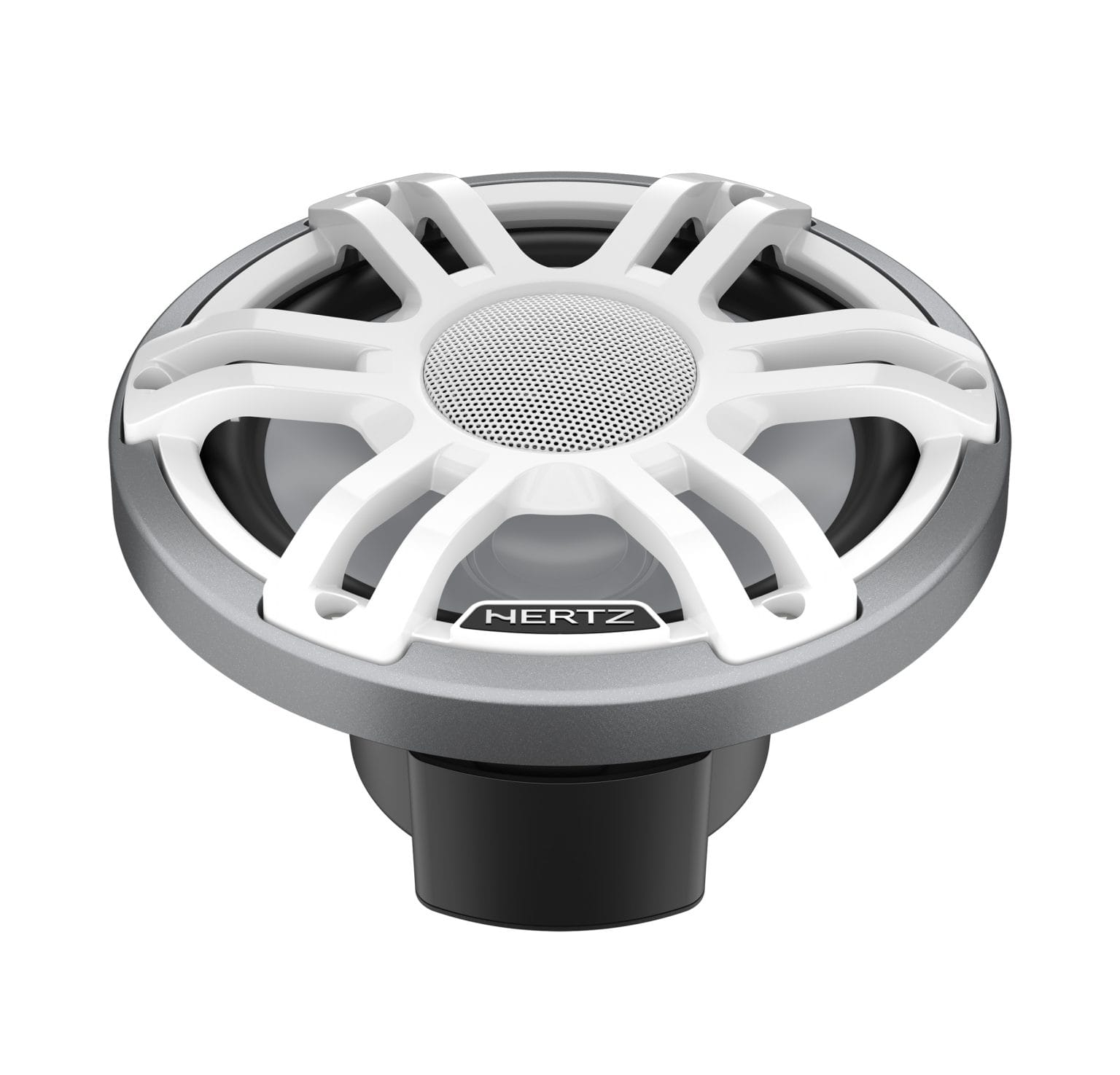 HERTZ HMX 7.7 S-LD-SW – Marine LED Koaksiyel Hoparlör (7.7 inç, Beyaz) - Tekne Ses Sistemi
