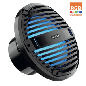 HERTZ HMS 12 B4-LD-C – Marine Subwoofer (12 inç, Siyah, LED) - Tekne Ses Sistemi