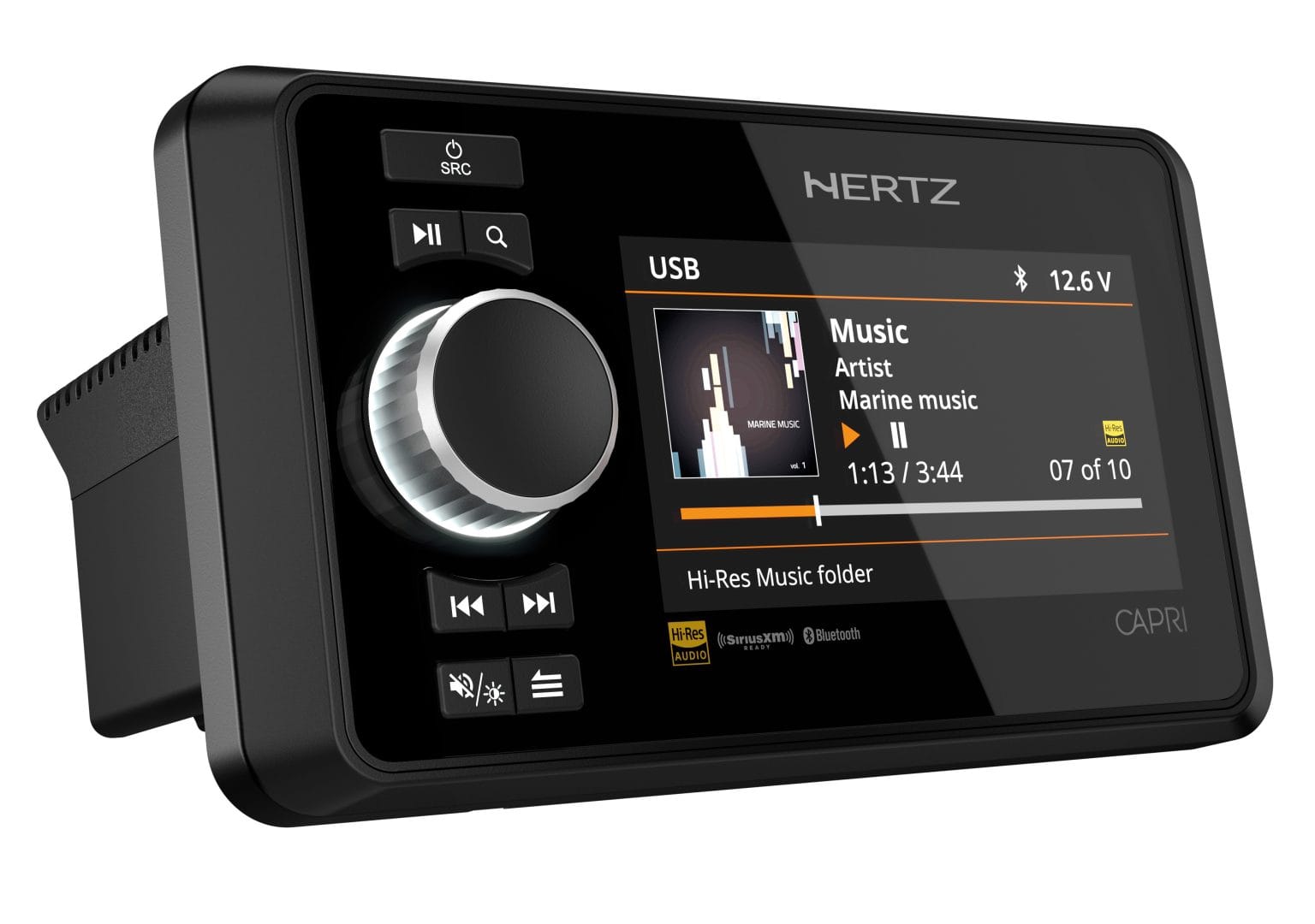 HERTZ CAPRI H100 – Digital Media Receiver (Marine / Powersports) - Tekne Ses Sistemi