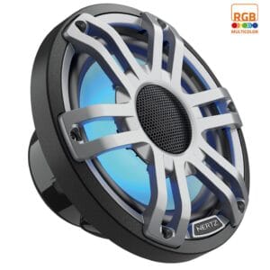 HERTZ HMX 6.5 S-LD-G – Marine LED Koaksiyel Hoparlör (6.5 inç, Gri) - Tekne Ses Sistemi