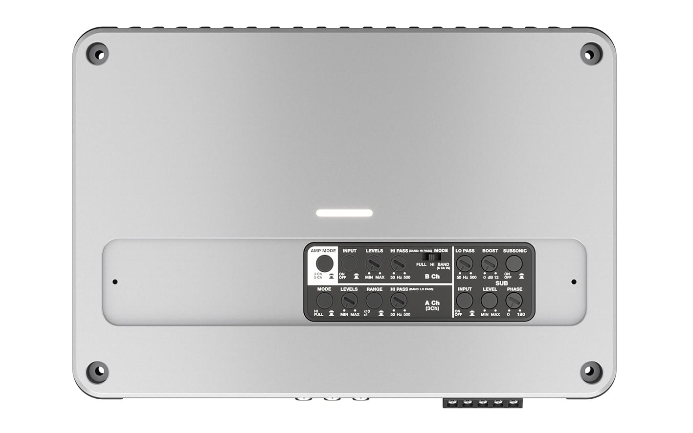 HERTZ VENEZIA V5C 24V 5CH – 24 V Uyumlu Marine 5 Kanallı Amplifikatör - Tekne Ses Sistemi